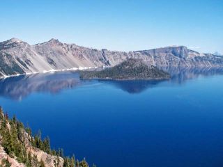 Crater Lake and Wizard Island